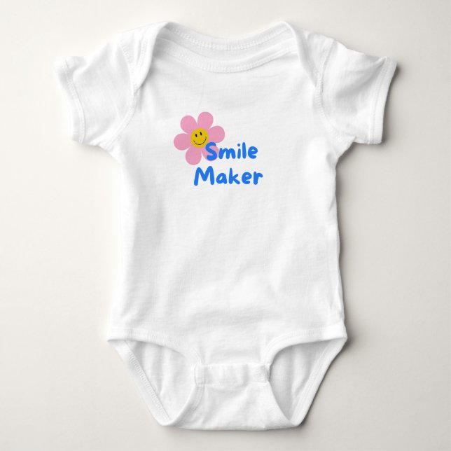 Smile maker baby bodysuit (Front)