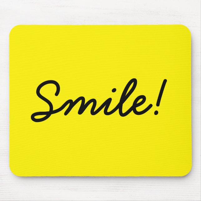Smile! Mouse Pad (Front)