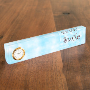 Smile-name plate