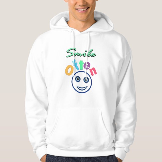 Smile often hoodie (Front)