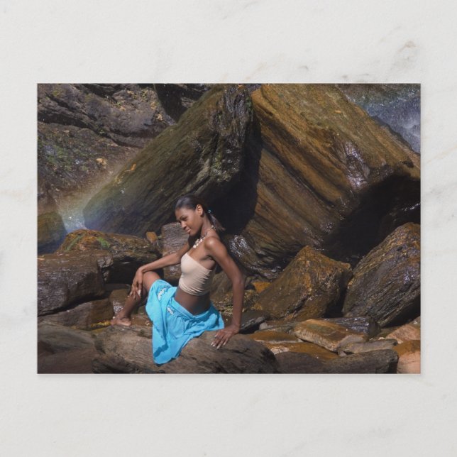 smile on the rocks postcard (Front)