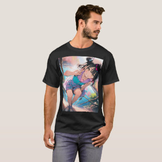 Smile on the Sunlit Bridge T-Shirt