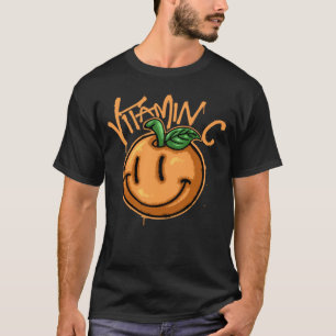 Smile Orange Streetwear T-Shirt