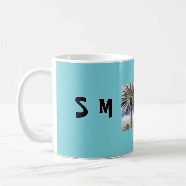 Smile Palm tree Coffee Mug (Left)