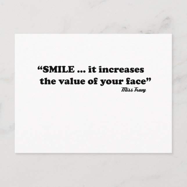 smile postcard (Front)