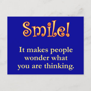 Smile! Postcard
