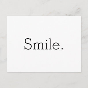 Smile Postcard