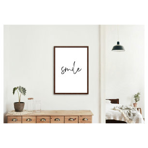 Smile Poster - A positive energy for your home