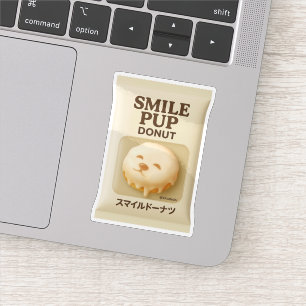 Smile Pup Donut: Glazed Dessert Toy Packaging