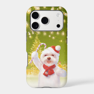 Smile Pup : Joie de Noël Bichon Cane