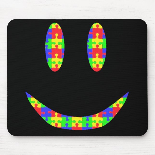 Smile Puzzle Mouse Pad (Front)