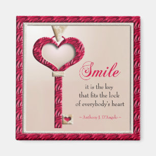 Smile Quote Motivational Magnet