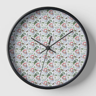 Smile Santa Wall Clock