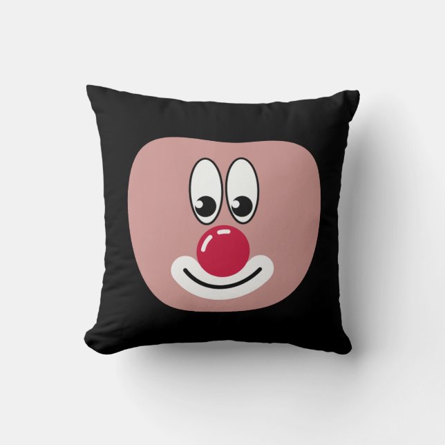 Smile Spark Throw Pillow (Front)