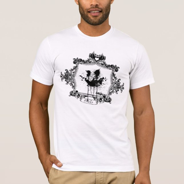 Smile Splat Frame T-Shirt (Front)