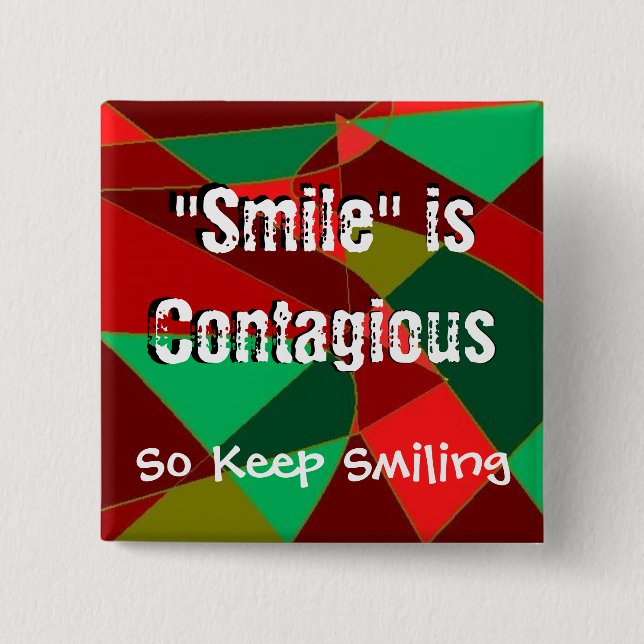 Smile Square Button (Front)