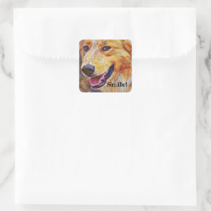 Smile Sweet Dog Sticker