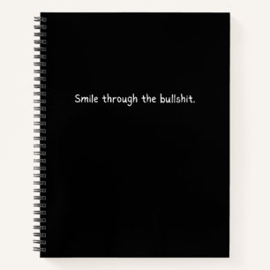 Smile Through the Bullsh*t Journal – Sleek 