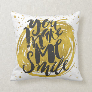 Smile Throw Pillow