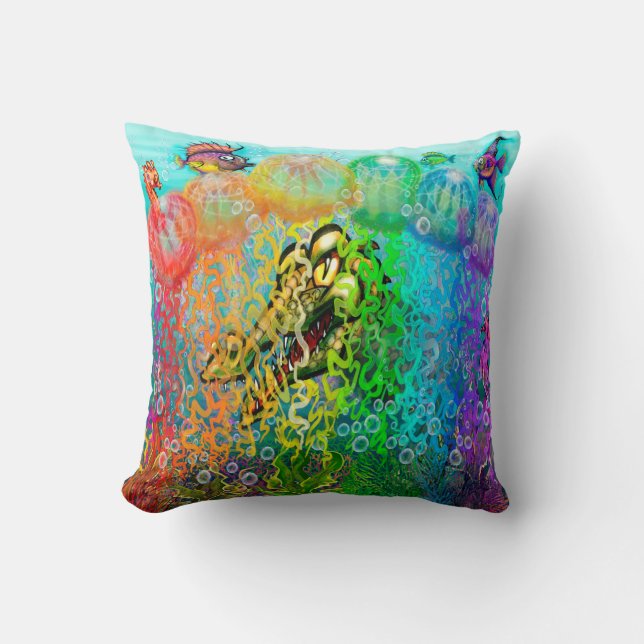 Smile Throw Pillow (Front)