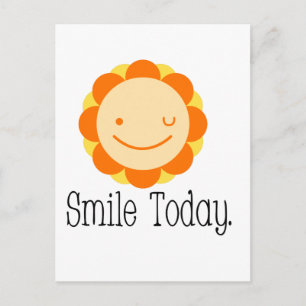 Smile Today. Postcard