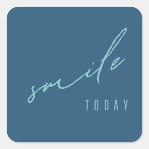 smile today. Stickers & Labels