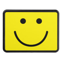 Smile Trailer Hitch Cover.