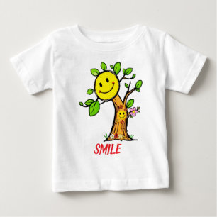 "Smile Tree" Positive Vibes Baby T-Shirt