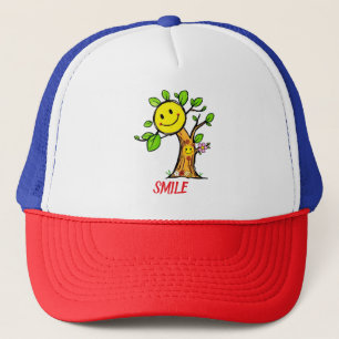 "Smile Tree" Positive Vibes Trucker Hat