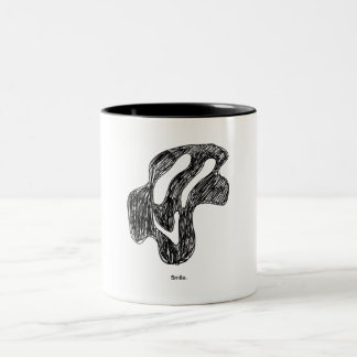 Smile Two-Tone Coffee Mug