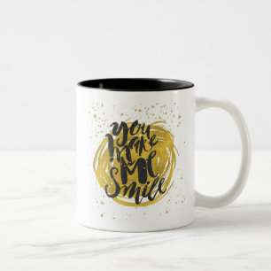 Smile Two-Tone Coffee Mug