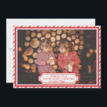 Smile | Vintage Camera  Christmas Photo Card<br><div class="desc">This fun Christmas card features a whimsical vintage camera. The back of the card features a photo and a greeting that says "wishing you a picture perfect Christmas." Text on the back can be edited.</div>