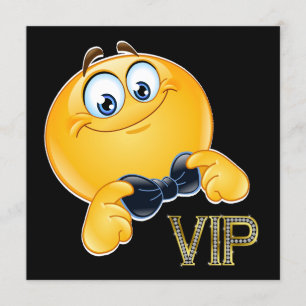 Smile VIP Black Cravate INVITATION
