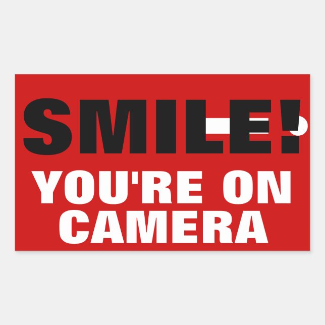 Smile vous êtes sur Camera Stickers (Devant)