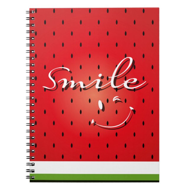 Smile Watermelon Notebook (Front)