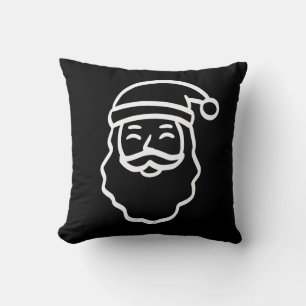 Smile with Santa Throw Pillow