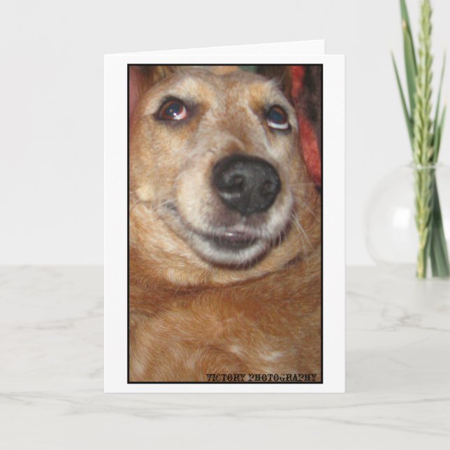 "Smile with your eyes" Card (Front)