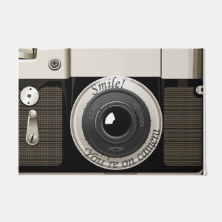 Smile You're On the Camera Mat, Camera Man Gift Doormat