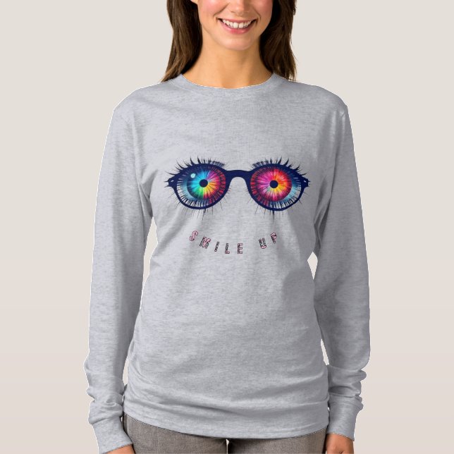 Smilebup glasses T-Shirt (Front)