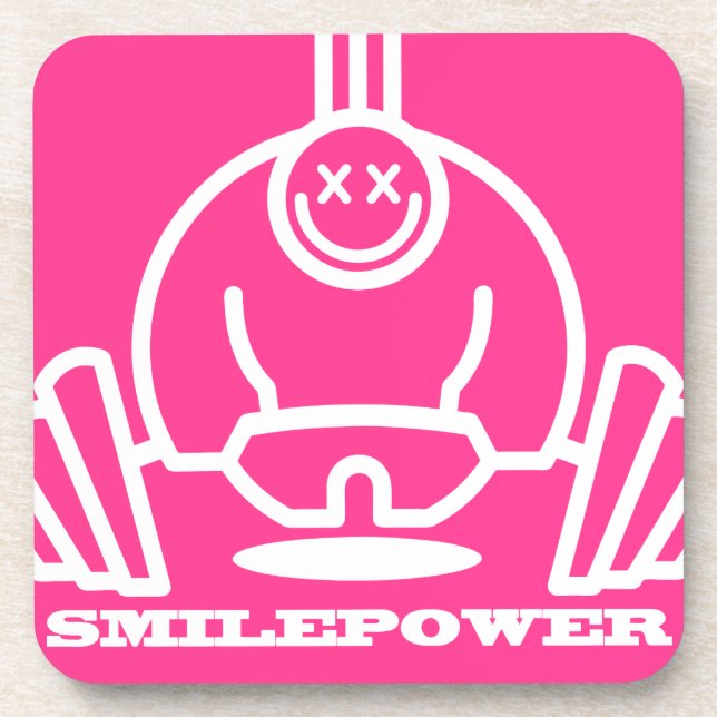 smilepower beverage coaster (Front)