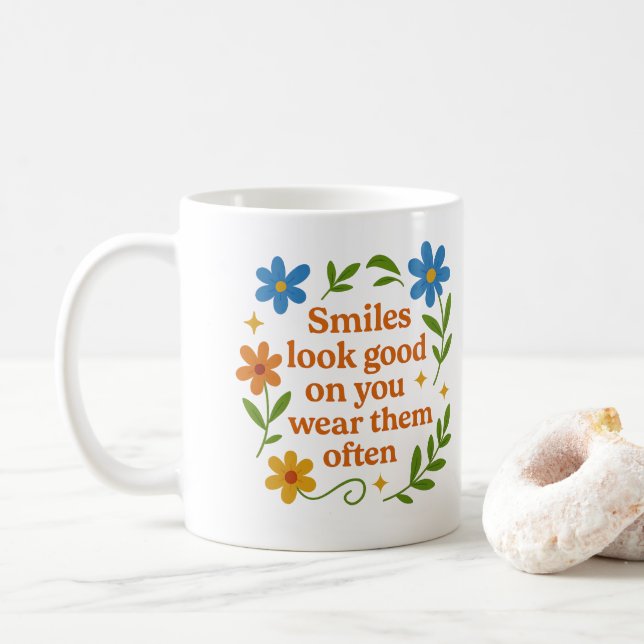 Smiles look good on you - Mug (With Donut)
