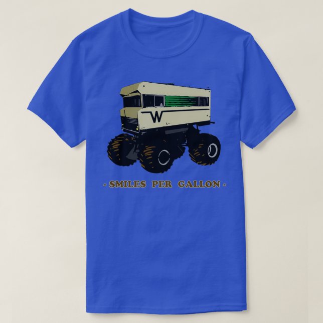 Smiles Per Gallon T-Shirt (Design Front)