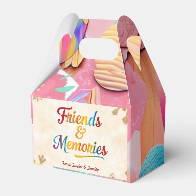 "Smiles That Bind" Favor Box (Front Side)