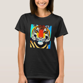 Smileteesanim  Cool Tiger Cubism T-Shirt