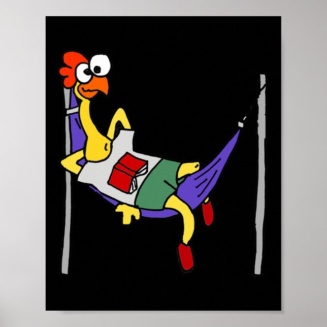 Smileteesanima Funny Rubber Chicken Sleeping In Ha Poster (Front)