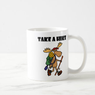 Smileteessports Funny Take A Hike Moose Hiking  Coffee Mug