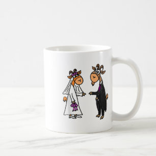 Smiletodaytees Goat Bride And Groom Wedding _1  Coffee Mug