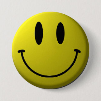Smiley-Face 3 Inch Round Button