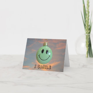 Smiley Face Card