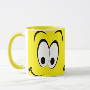 smiley face emoji mug
